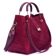 Load image into Gallery viewer, Cofix Handbag (3 Piece) – Maroon (Suede)
