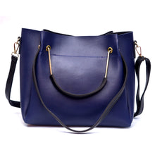 Load image into Gallery viewer, Etude Handbag (2 Piece) – Navy Blue
