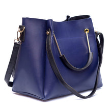 Load image into Gallery viewer, Etude Handbag (2 Piece) – Navy Blue
