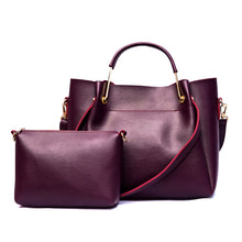 Load image into Gallery viewer, Etude Handbag (2 Piece) – Maroon
