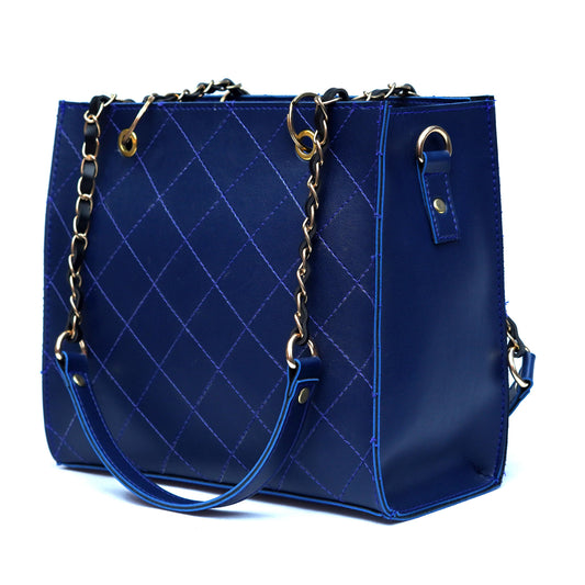 Mystic Handbag (With Stylish Chain Strap) – Blue