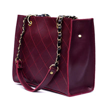 Load image into Gallery viewer, Mystic Handbag (With Stylish Chain Strap) – Maroon
