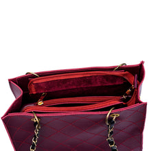 Load image into Gallery viewer, Mystic Handbag (With Stylish Chain Strap) – Maroon
