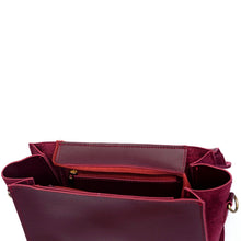 Load image into Gallery viewer, Oressa Shoulder Bag – Maroon (suede)
