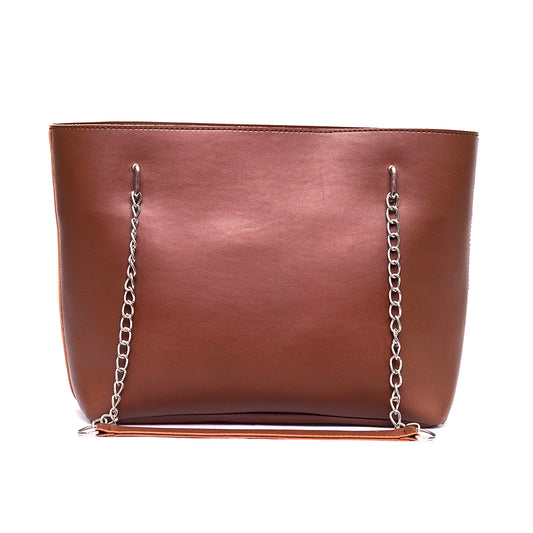 Peridot Tote Bag – Dark Brown