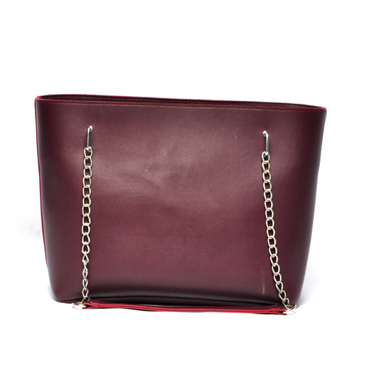 Peridot Tote Bag – Maroon