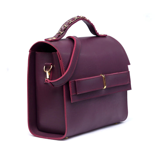 Pixie Shoulder Bag – Maroon